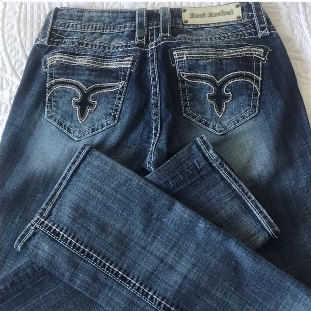 Rock Revival Denim Jeans - Gina - Straight Leg